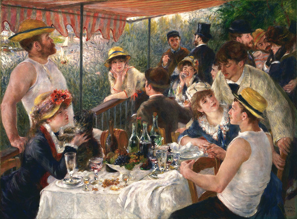 Pierre Auguste Renoir 1841 1919 Luncheon of the Boating Party 1881 Print