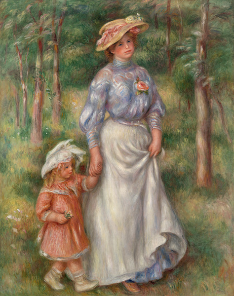 Pierre Auguste Renoir 1841 1919 Promenade La Promenade 1906 Print