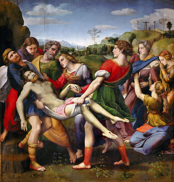 Raphael 1483 1520 The Deposition 1507 Print