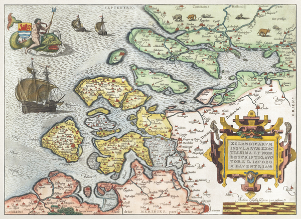 Vintage Maps  26 Print