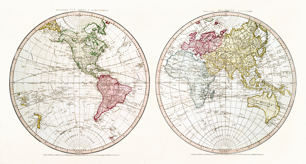 Vintage Maps  84 by TOPARTGALLERY
