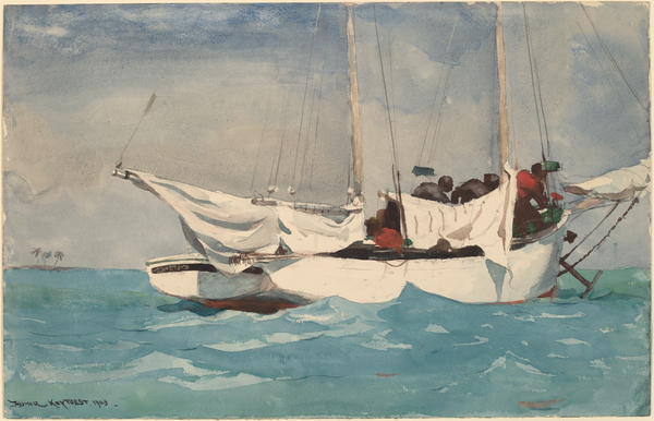 Winslow Homer  184 by TOPARTGALLERY