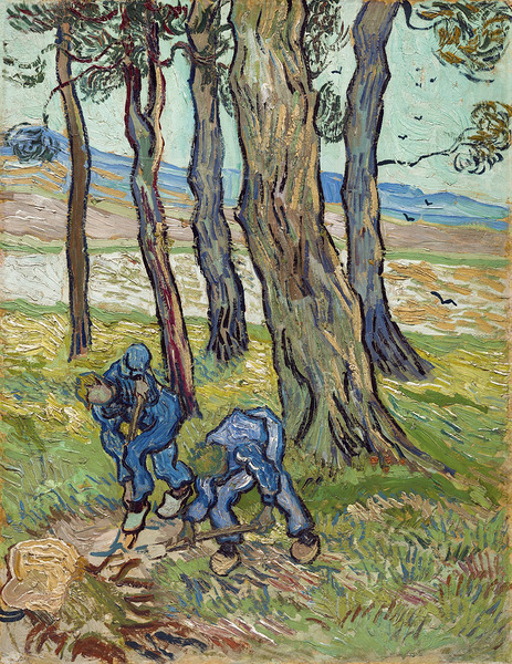  Van Gogh 1853 1890 The Diggers  1889 by TOPARTGALLERY