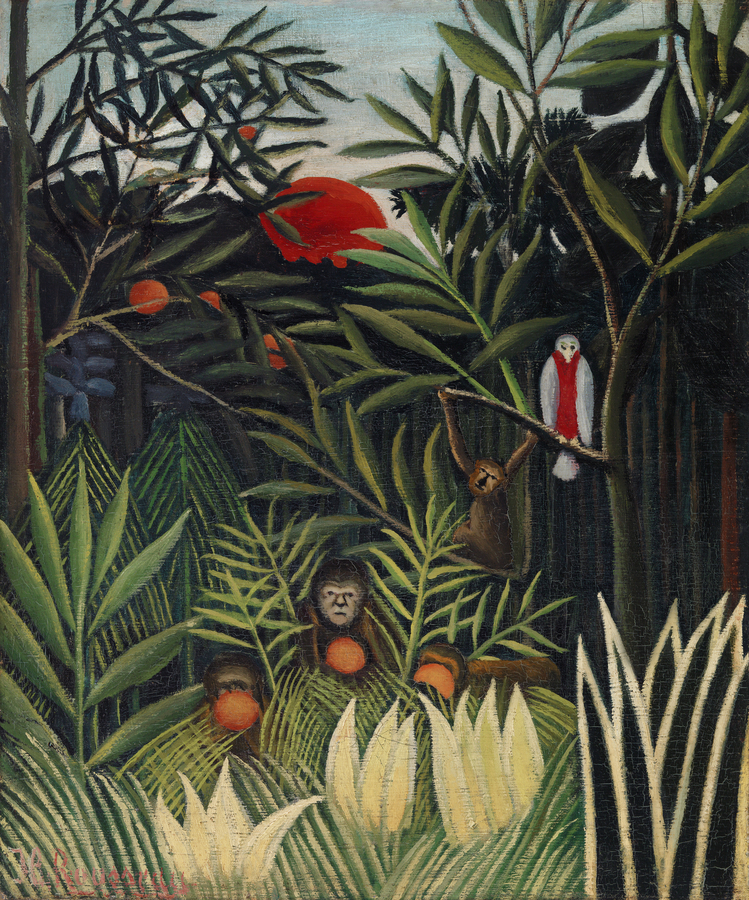 Henri Rousseau 2 by TOPARTGALLERY Wall Art
