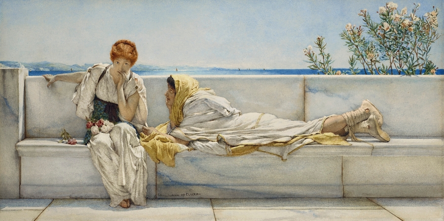 Lawrence Alma Tadema 1836 1912 A Solicitation 1878 by