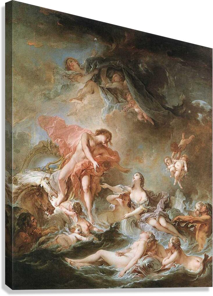 Francois Boucher 1703 1770 The Setting of the Sun Canvas Print