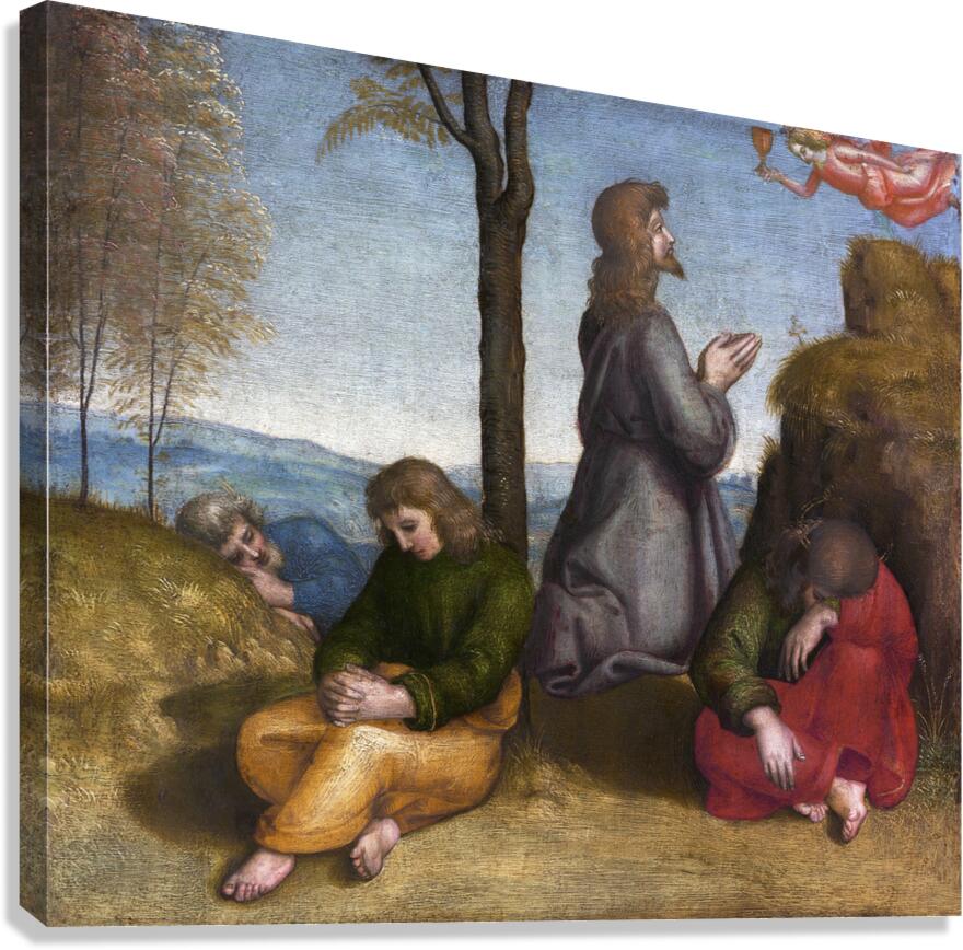Raphael 1483 1520 The Agony in the Garden 1504 Canvas Print