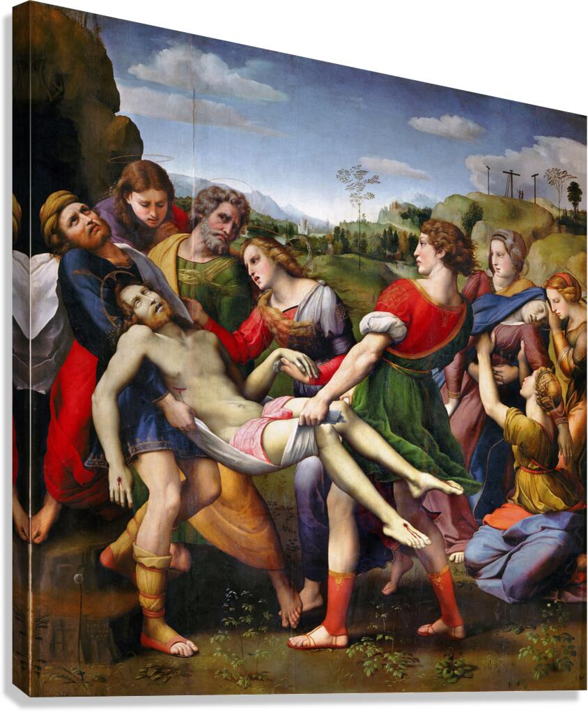 Raphael 1483 1520 The Deposition 1507 Canvas Print