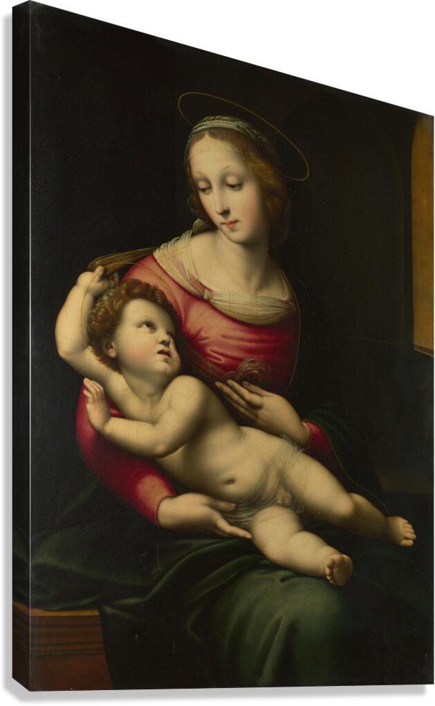 Raphael 1483 1520 The Madonna and Child 1505 Canvas Print