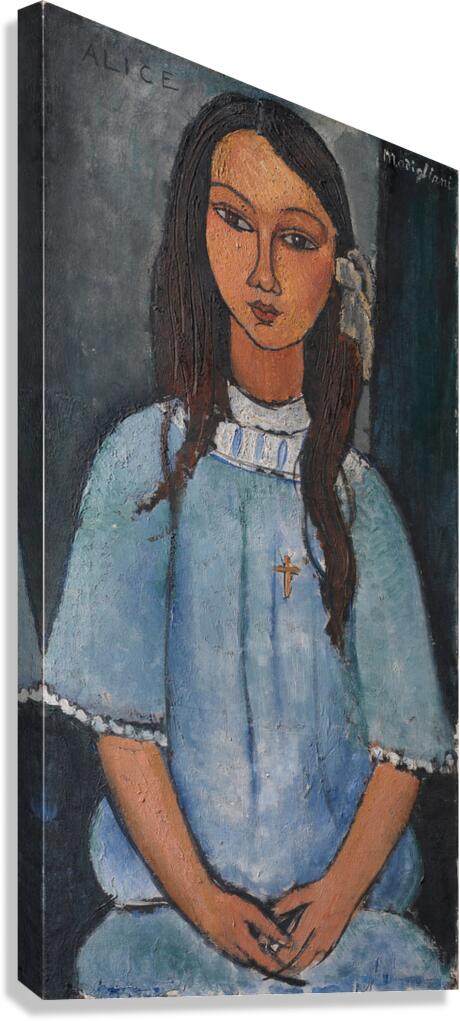 Amadeo Modigliani 1884  1920 Alice Canvas Print