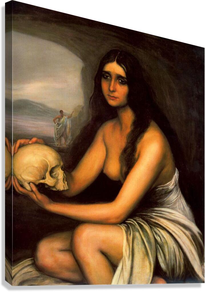 Julio Romero de Torres  1874 1930 magdalena 1920 Canvas Print