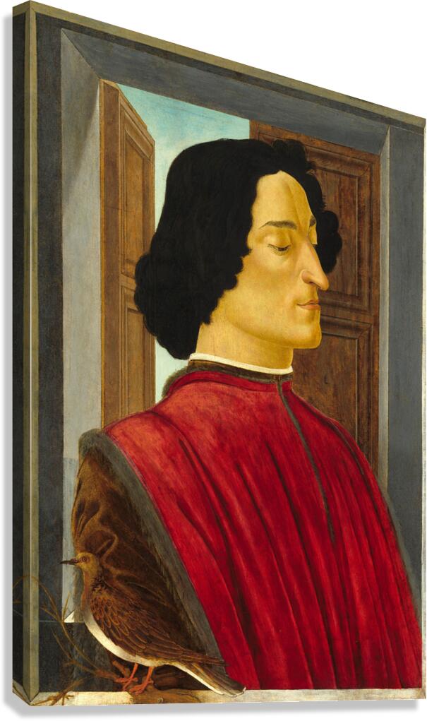 Sandro Botticelli 1445 1510  Giuliano de  Medici 1480 Canvas Print