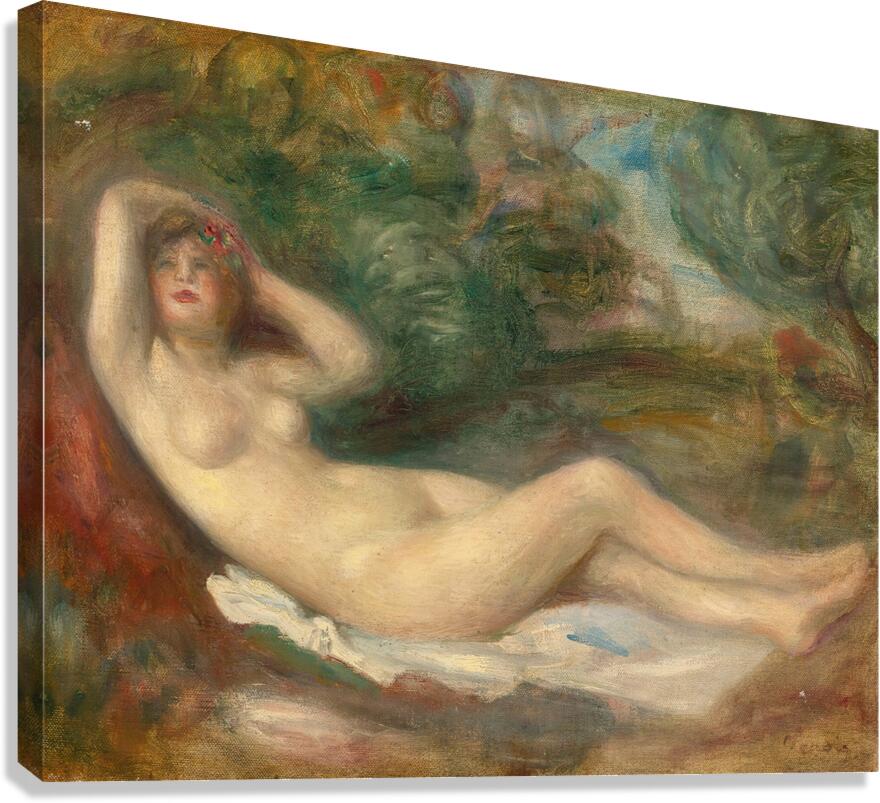 Pierre Auguste Renoir 1841 1919 E  tude De Nu 188 Canvas Print