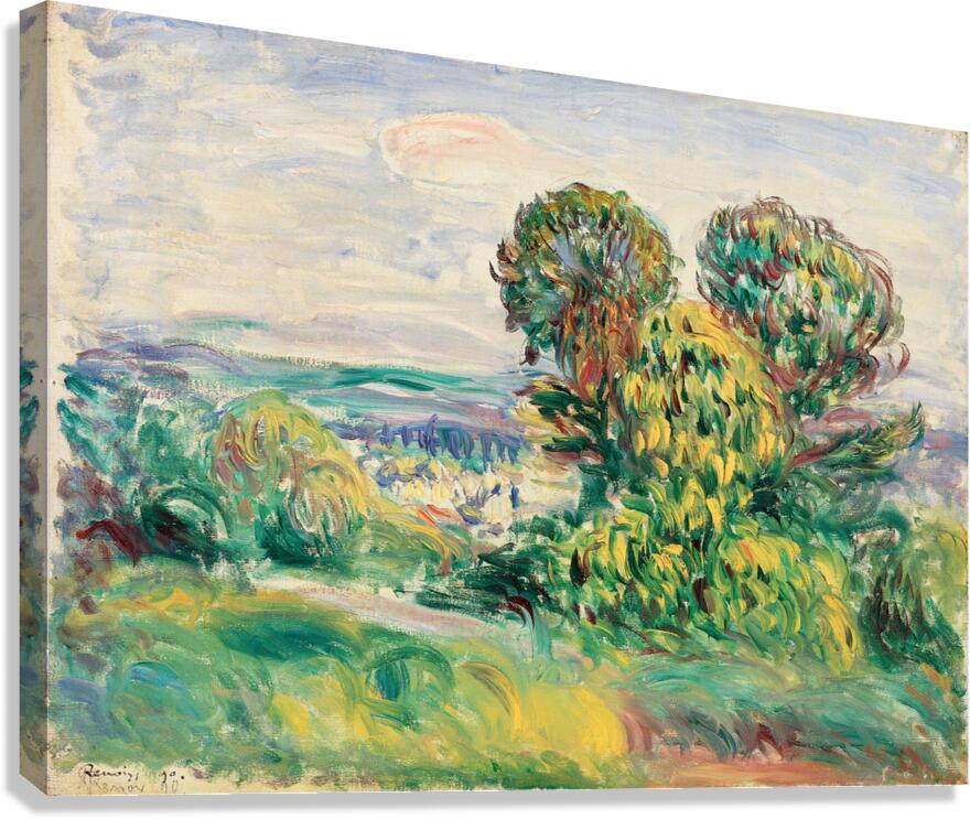 Pierre Auguste Renoir 1841 1919 Landscape 1890 Canvas Print