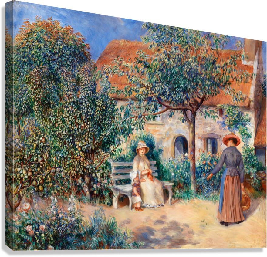 Pierre Auguste Renoir 1841 1919 In Brittany En Bretagne 1886 Canvas Print