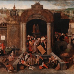 Pieter Brueghel the Elder 1568 1625 Christ Driving the Traders from the Temple