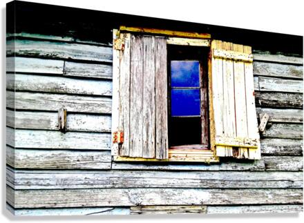 Window Shutters Canvas Print