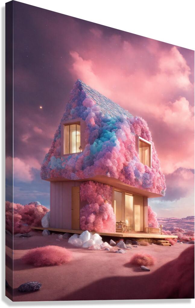 A BEAUTY OF SAFE HOME Canvas Print