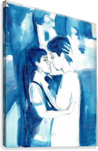 Kiss Canvas Print
