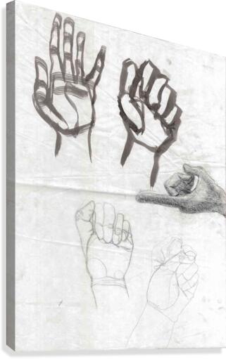 Hand Study 2 Canvas Print