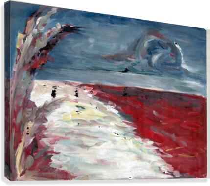 Red Beach Canvas Print