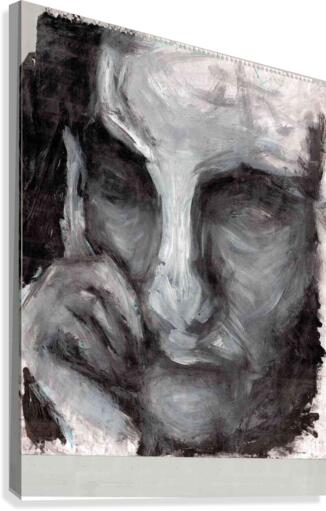ThinkingHead Canvas Print