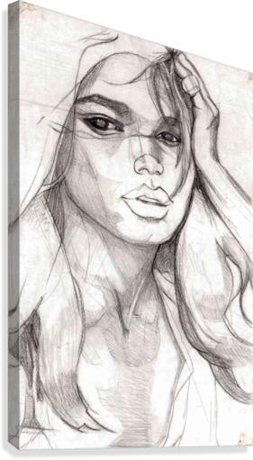 femaleface Canvas Print