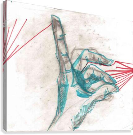 Hand2 Canvas Print