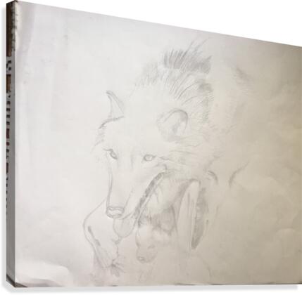 WolfMomOriginal Canvas Print