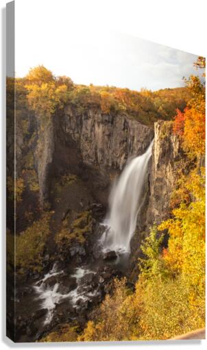Hundafoss Canvas Print