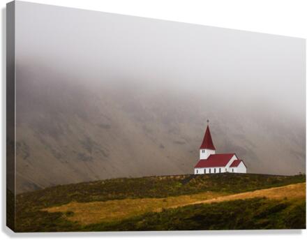 Vik Church Canvas Print