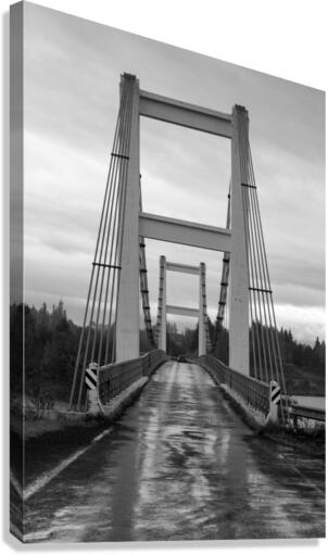 Iceland Bridge Canvas Print