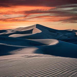 Desert Dunes at Sunrise