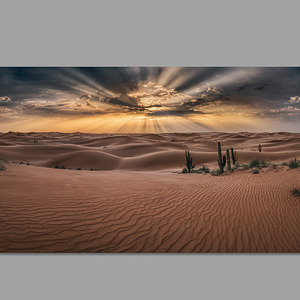 Desert Dunes at Sunrise 2