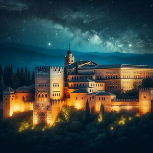 Starry Night Over Alhambra