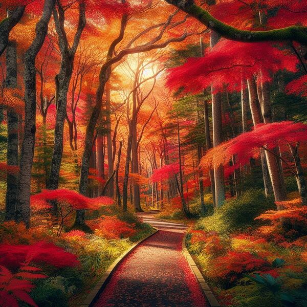 Autumn Pathway Print
