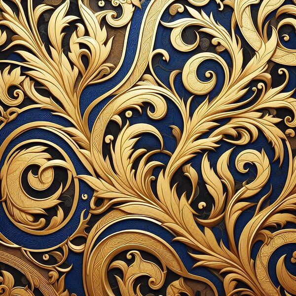 Intricate Arabesque Print
