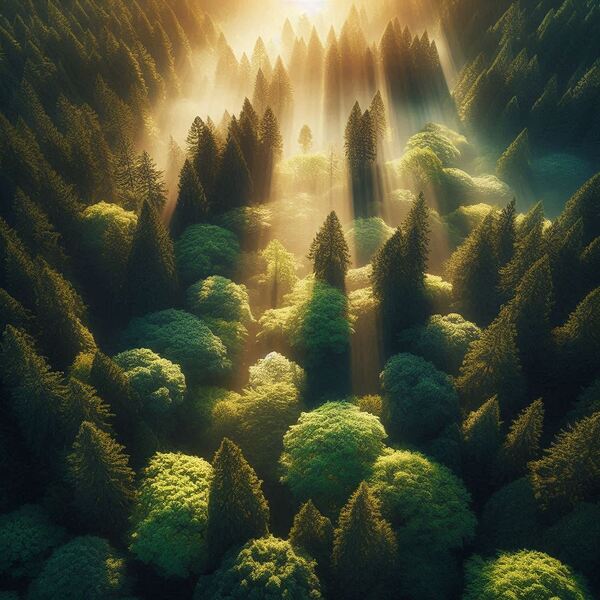 Majestic Forest Canopy by dratef