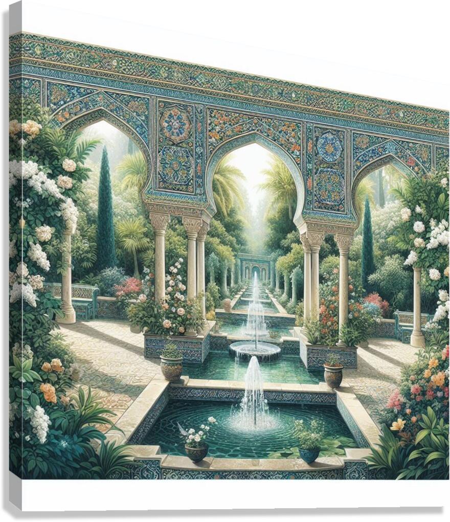Garden of Paradise Canvas Print