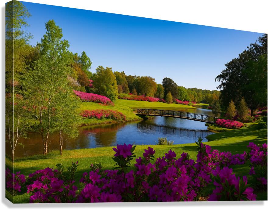 Attractive Oasis Canvas Print