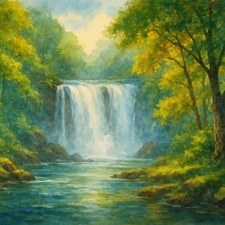  Waterfall Embrace 