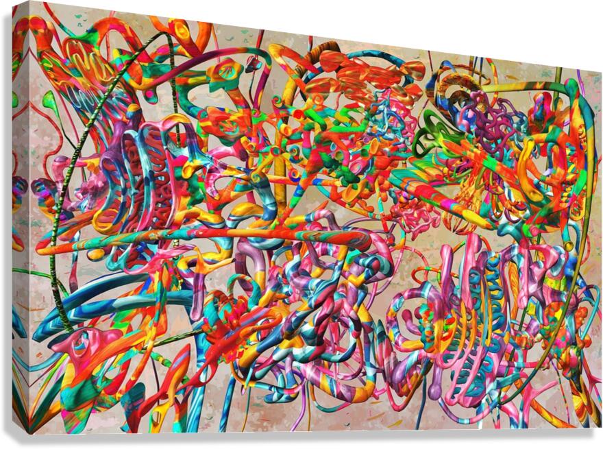 Electric Flesh and Anatomical Interventions Canvas Print