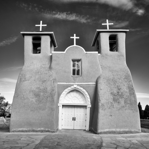 San Francisco de Asis Taos B W