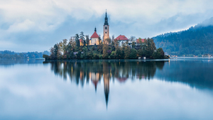 Floating Island Lake Bled
