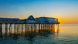 Golden Light Old Orchard Beach Pier