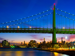 RFK Bridge and NYC Skyline