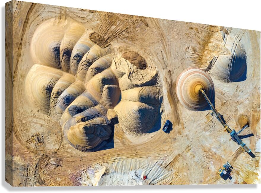 Sand Pit Canvas Print