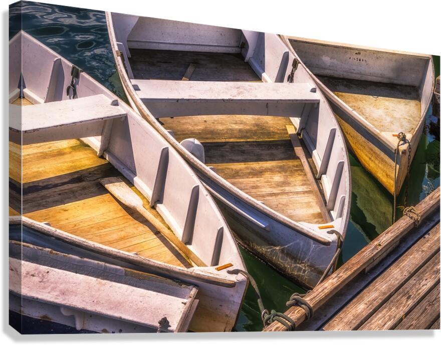 Dinghies Dockside Canvas Print