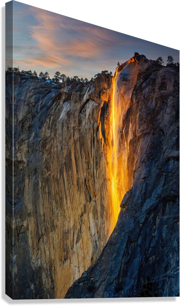 Firefalls Canvas Print