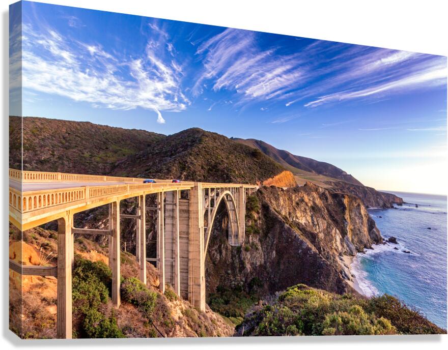 Bixby Bridge Canvas Print